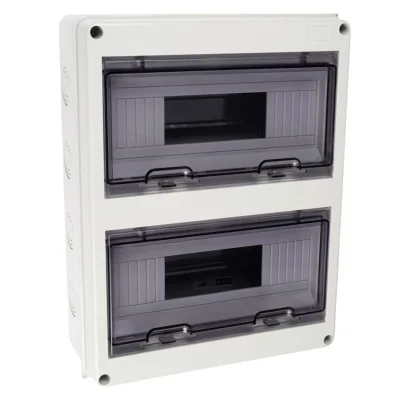 Бокс модульный накладной PDB/W 4024 GR (ЩРН-ПГ-24) IP65 пластик. Pro JazzWay 5072145