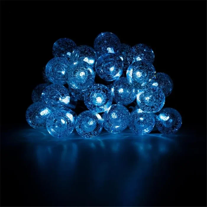 Светильник светодиодный садовый SLR-G05-30W гирлянда шарики холод. бел. на солнечн. батарее ФАZА 5033351