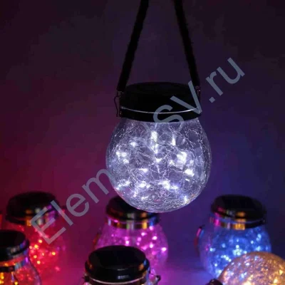 Светильник декоративный горшочек на солнечных батареях, white, GOR1