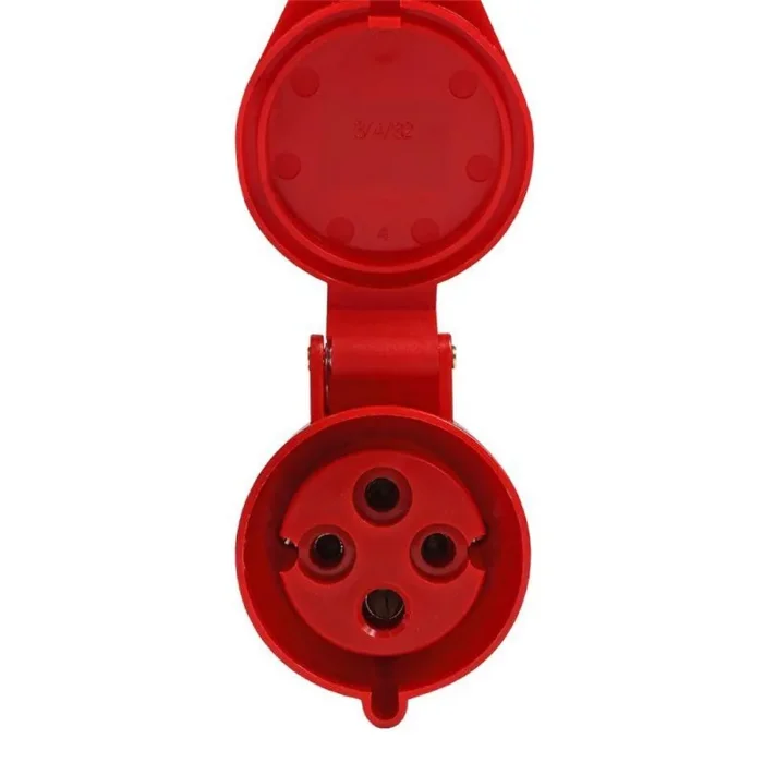 Розетка кабельная 224 32А 380AC 3P+PE 6ч IP44 КЭАЗ 222752