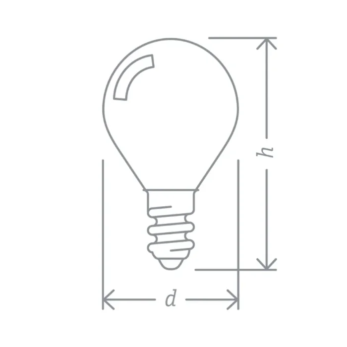 Лампа светодиодная 61 334 NLL-G45-8.5-230-4K-E14 8.5Вт шар матовая 4000К нейтр. бел. E14 680лм 176-264В Navigator 61334