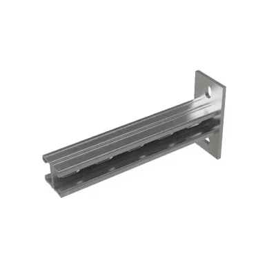 Консоль-Страт двойная усиленная развернутая 41х21 L550 сталь 2.5мм КМ LO32132