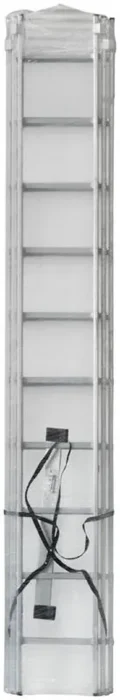 Лестница трехсекционная 3х10 H=285/481/674см 12.19кг алюм. FIT 65435
