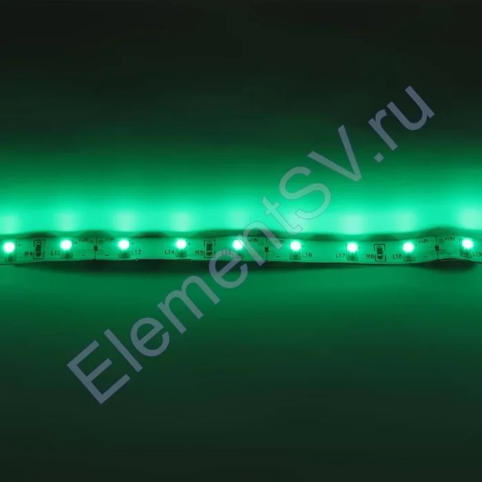 Светодиодная лента Standart PRO class, 3528, 60 led/m, Green, 12V, IP20