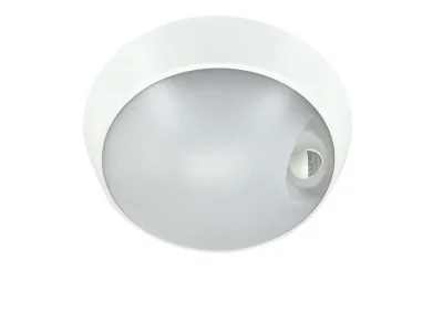 Светильник светодиодный WP 15 C 18W OP 840 D220 WH MDM 220х80мм 18Вт 4000К IP65 ЖКХ круглый пылевлагозащ. с датчиком движения бел. Русский Свет 15071524504