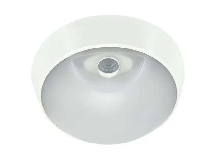 Светильник светодиодный WP 15 C 18W OP 840 D220 WH MDM 220х80мм 18Вт 4000К IP65 ЖКХ круглый пылевлагозащ. с датчиком движения бел. Русский Свет 15071524504