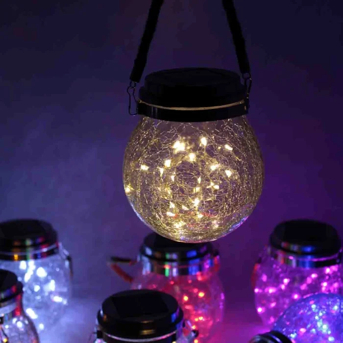 Светильник декоративный горшочек на солнечных батареях, warm white, GOR2