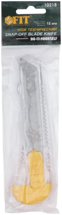 Нож технический 18мм пластик. FIT 10218