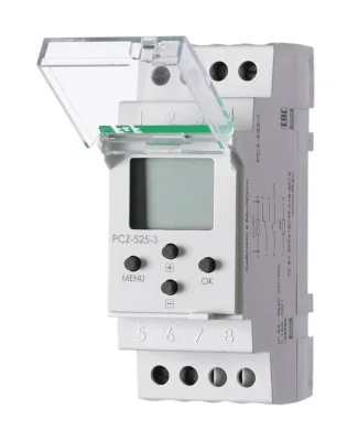 Реле времени астрономическое PCZ-525-3 1 канал с фотореле F&amp;F EA02.002.014