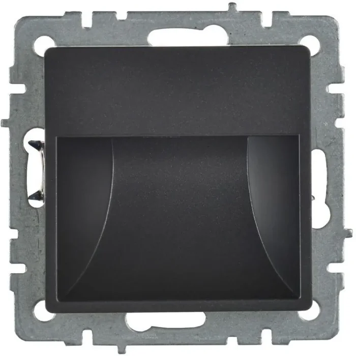 Подсветка светодиодная BRITE встраив. ПЛ20-БрЧ механизм черн. IEK BR-FL20-K02