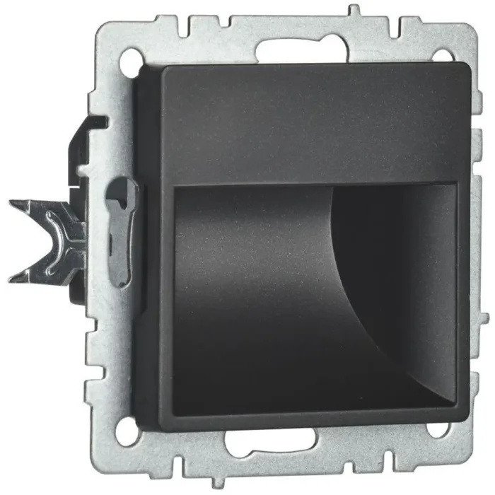 Подсветка светодиодная BRITE встраив. ПЛ20-БрЧ механизм черн. IEK BR-FL20-K02