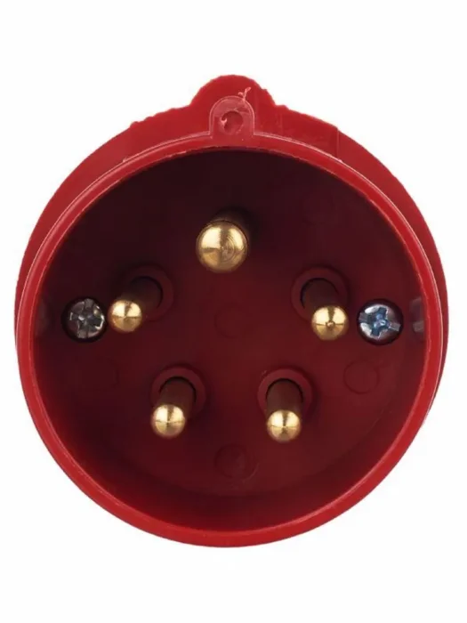 Вилка эл. каб. 16А 3P+PE+N 380В IP44 ССИ-015 IEK PSR02-016-5