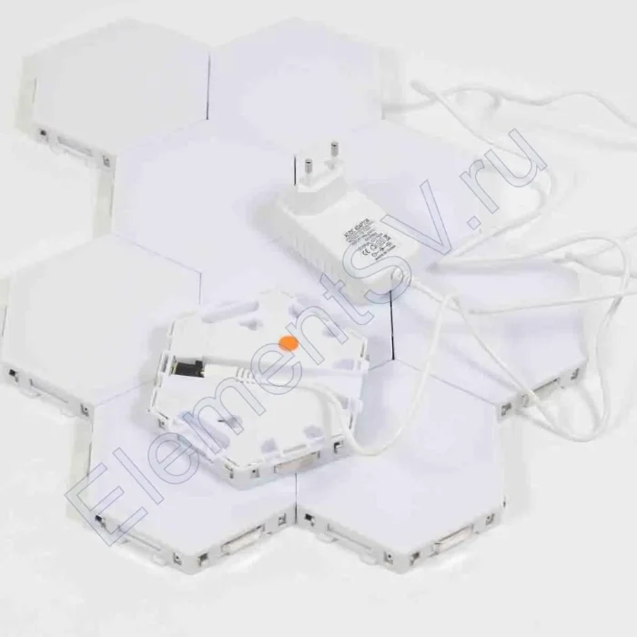 Светильник соты магнитные GOR8 (набор 10шт, 115мм, warm white)