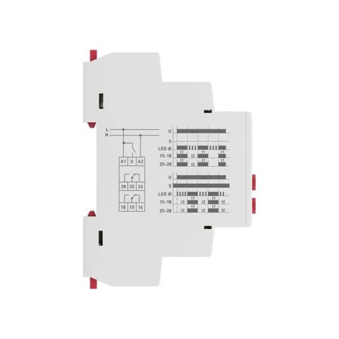 Реле времени RT-2C 2 регулир. порога времени 2 исп. конт. EKF rt-2c