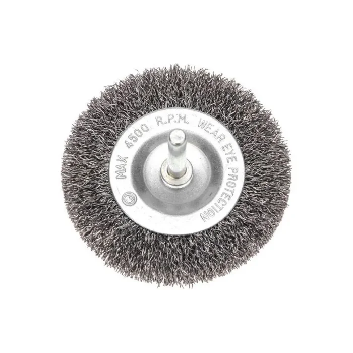 Щетка дисковая для дрели витая стальная проволока 75мм Kranz KR-91-1245