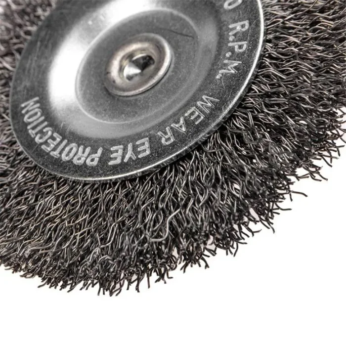 Щетка дисковая для дрели витая стальная проволока 75мм Kranz KR-91-1245