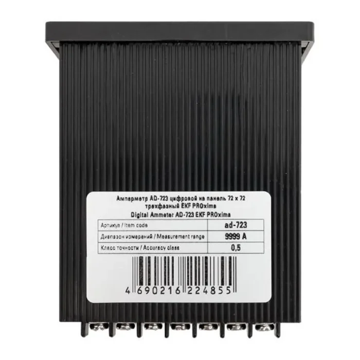 Амперметр цифровой AD-723 3ф на панель 72х72 EKF ad-723