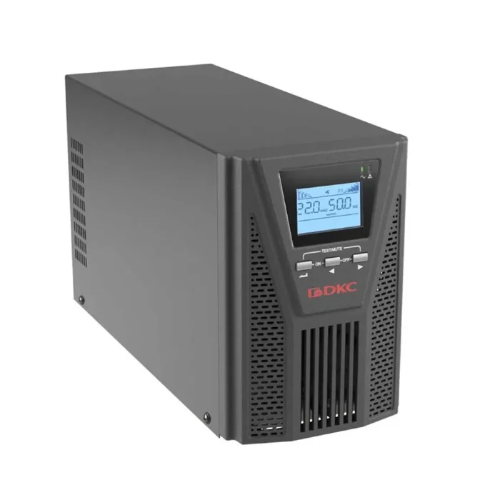 Источник бесперебойного питания Онлайн для Small Tower 1000 ВА/900Вт 1/1 2xSchuko EPO USB RS-232 RJ45 3х7А.ч DKC SMALLT1A10S