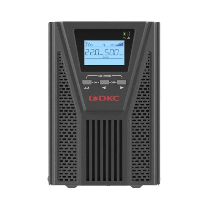 Источник бесперебойного питания Онлайн для Small Tower 1000 ВА/900Вт 1/1 2xSchuko EPO USB RS-232 RJ45 3х7А.ч DKC SMALLT1A10S