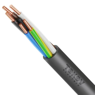 Кабель TOKOV ELECTRIC ППГнг(А)-HF 5х1.5 ОК (N PE) 1кВ (м) УТ000028591