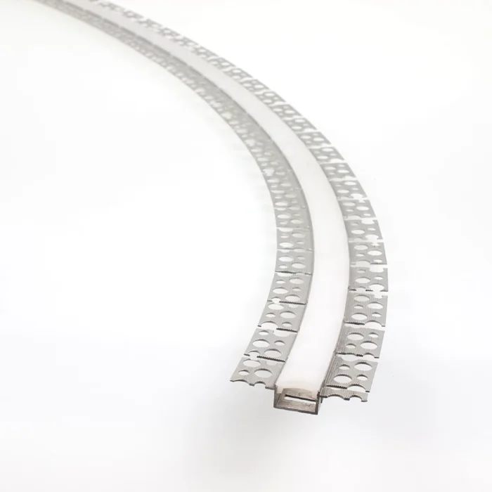 Алюминиевый профиль 3D встраиваемый в гипсокартон 629 (1500x59,5/19,5x12 мм с рассеивателем)