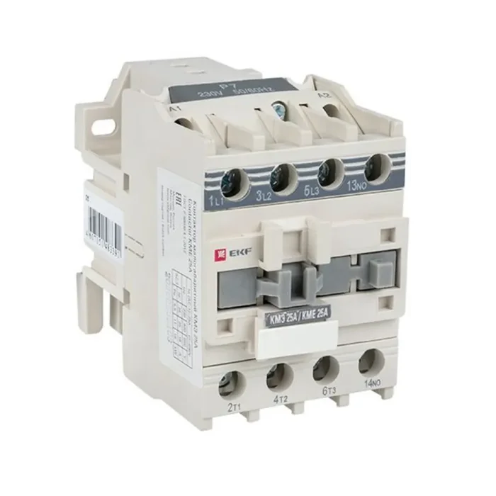 Контактор КМЭ-2 25А кат. 400В AC 1НО EKF ctr-s-25-380