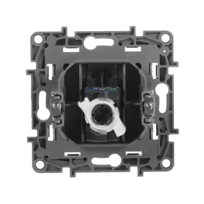 Розетка компьютерная 1-м СП Etika RJ45 кат.5E UTP механизм антрацит IEK 672641