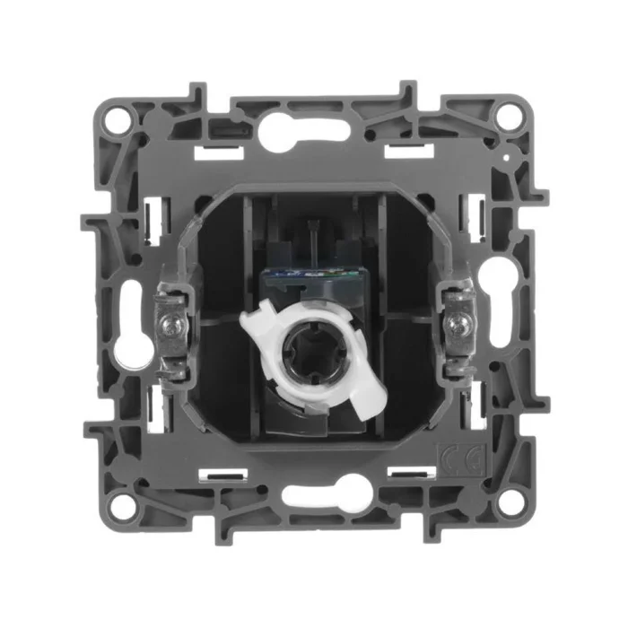 Розетка компьютерная 1-м СП Etika RJ45 кат.5E UTP механизм антрацит IEK 672641