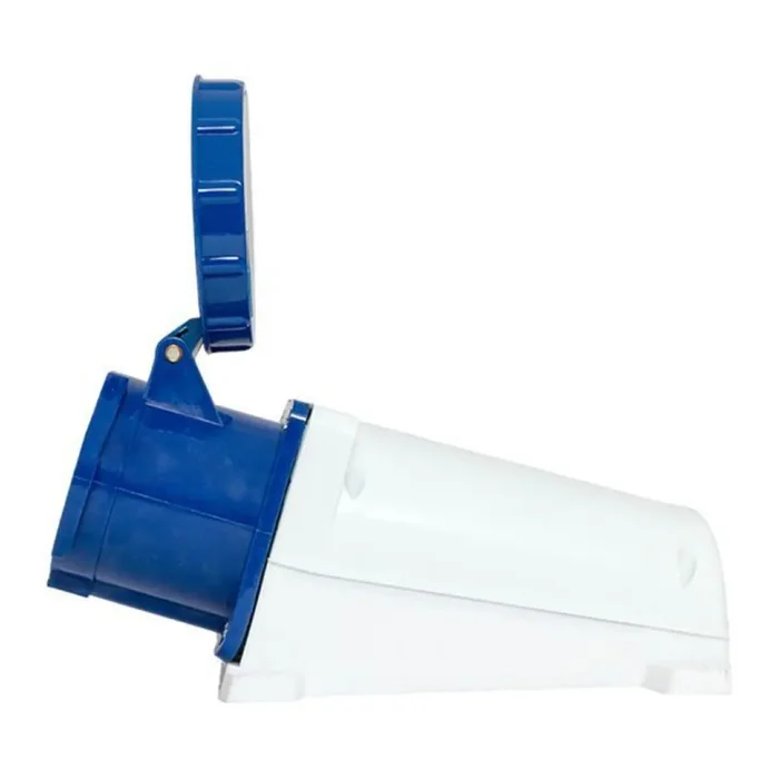 Розетка наружн. уст. 63А 220В 2P+РЕ IP67 (133) EKF ps-133-63-220