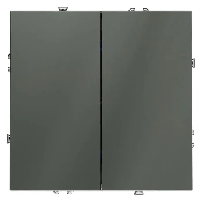 Выключатель 2-кл. СП S70 10А механизм титан Voltum VLS020106