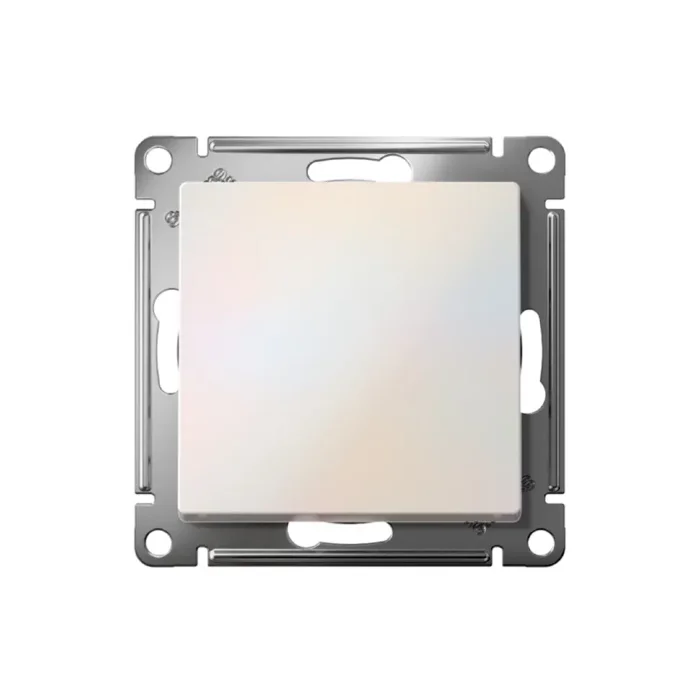 Переключатель проходной 1-кл. СП AtlasDesign 10А IP20 (сх. 6) 10AX механизм жемчуж. SE ATN000461