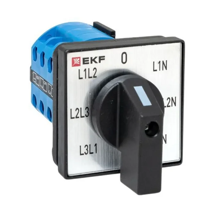 Переключатель кулачковый ПК-1-64 10А для вольтметра EKF pk-1-64-10