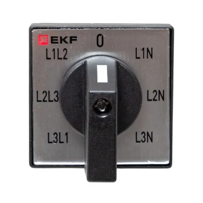 Переключатель кулачковый ПК-1-64 10А для вольтметра EKF pk-1-64-10