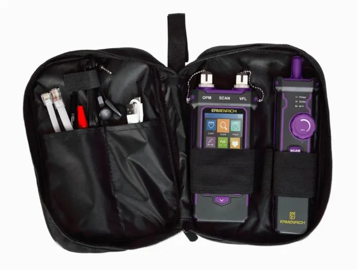 Тестер кабельный многофункциональный NetGeeks NP60 фиолет. Ermenrich 84551