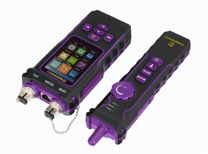 Тестер кабельный многофункциональный NetGeeks NP60 фиолет. Ermenrich 84551