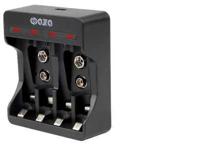 Устройство зарядное B-55USB AA/AAA/9V (&quot;Крона&quot;) Ni-Cd/Ni-MH кабель USB-MicroUSB в компл. ФАZА 5038868