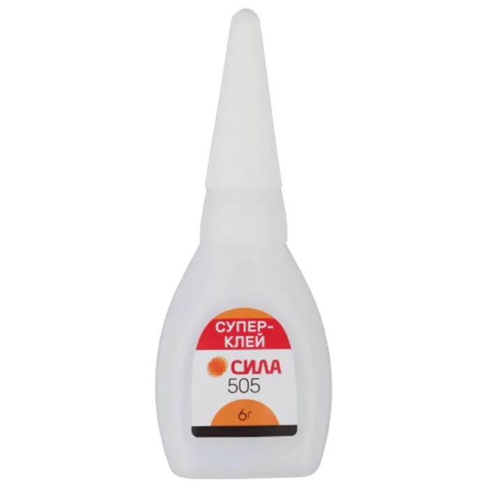 Супер-клей 6г 505-6 пластик (туба в кор.) СИЛА Б0033120