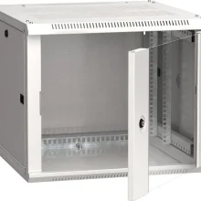 Шкаф 19дюйм LINEA W 9U 600х600мм настен. стекл. дверь RAL7035 ITK LWR3-09U66-GF