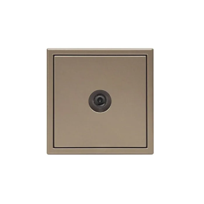 Розетка телевизионная оконечная TV ArtGallery 1дБ механизм шампань SE GAL000591