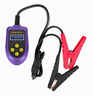 Тестер аккумуляторный Zing AL30 фиолет. Ermenrich 85690