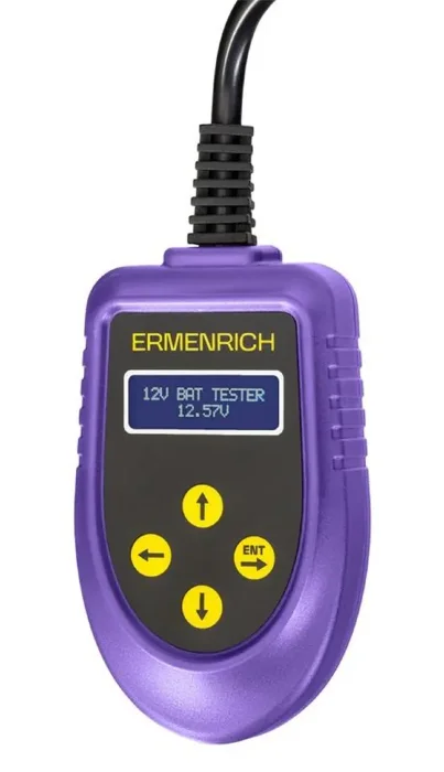 Тестер аккумуляторный Zing AL30 фиолет. Ermenrich 85690