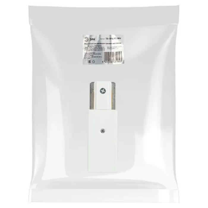 Ввод питания TR-1PA-PC-WH для 1ф шинопровода бел. Эра Б0054475