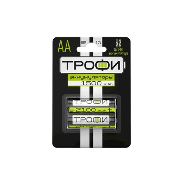 Аккумулятор AA/HR6 1500мА.ч HR6-2BL (блист.2шт) Трофи Б0019500