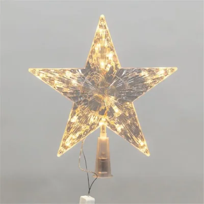 Фигура светодиодная "Звезда" 22см LED тепл. бел. 230В IP20 на елку постоян. свечение Neon-Night 501-006