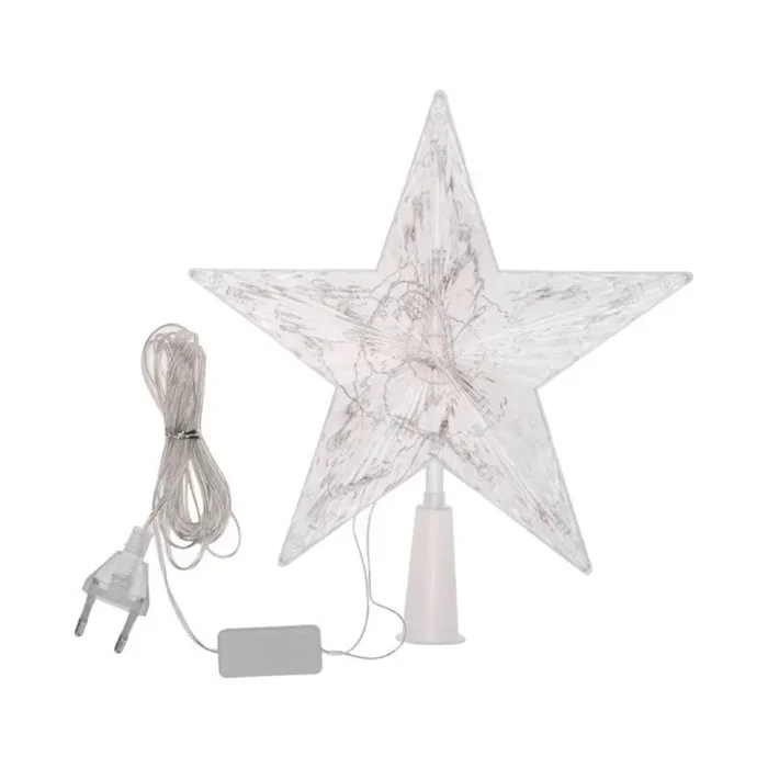 Фигура светодиодная "Звезда" 22см LED тепл. бел. 230В IP20 на елку постоян. свечение Neon-Night 501-006
