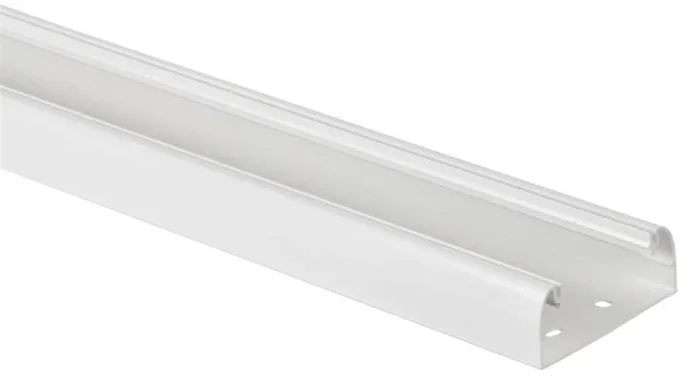 Кабель-канал 80х35 L2000 пластик без крышки бел. ИЭК Leg 010411