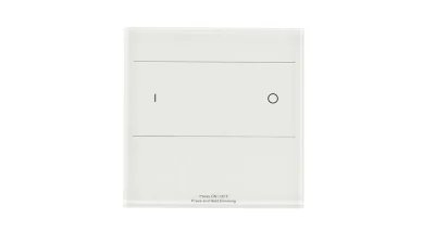 Сенсорная панель T20-1 White IC24 (DIM, 1 zone, RF 2.4GHz, 3VDC(AAAx2))