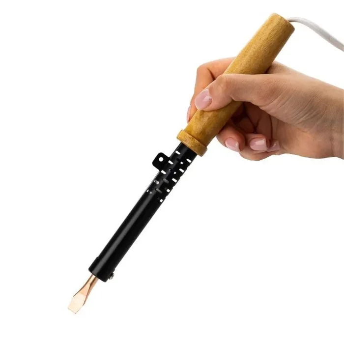 Паяльник ЭПСН 220В 100Вт дерев. ручка ПД Rexant 12-0291