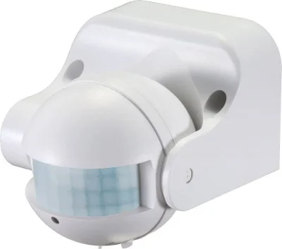 Датчик движения MIC 180град. 1200Вт 15м IP44 VARTON V1-ST752