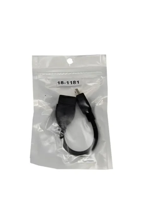 Кабель USB OTG mini USB на USB шнур 0.15м черн. Rexant 18-1181